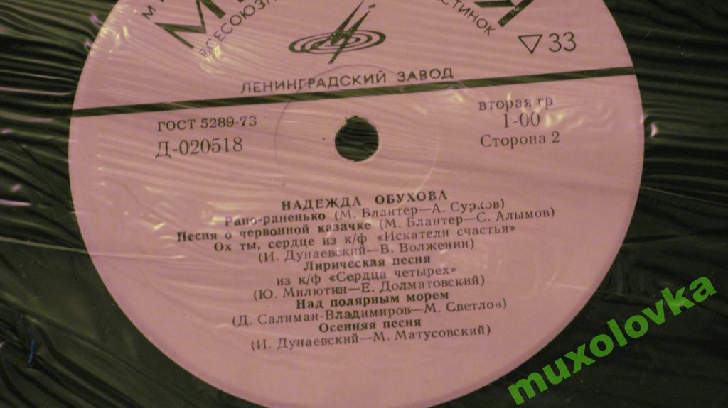 ОБУХОВА Надежда