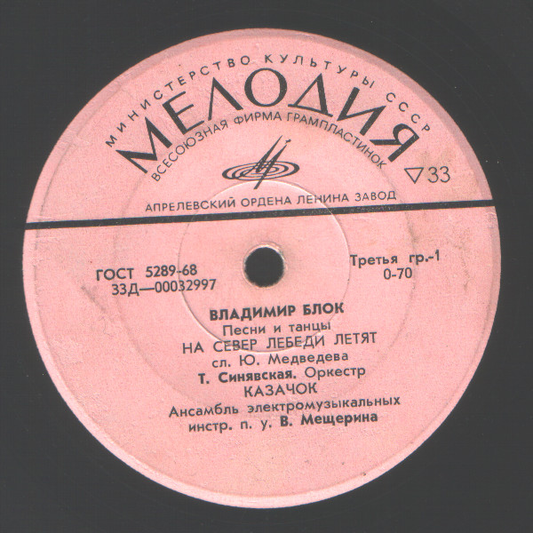 Владимир Блок. Песни и танцы