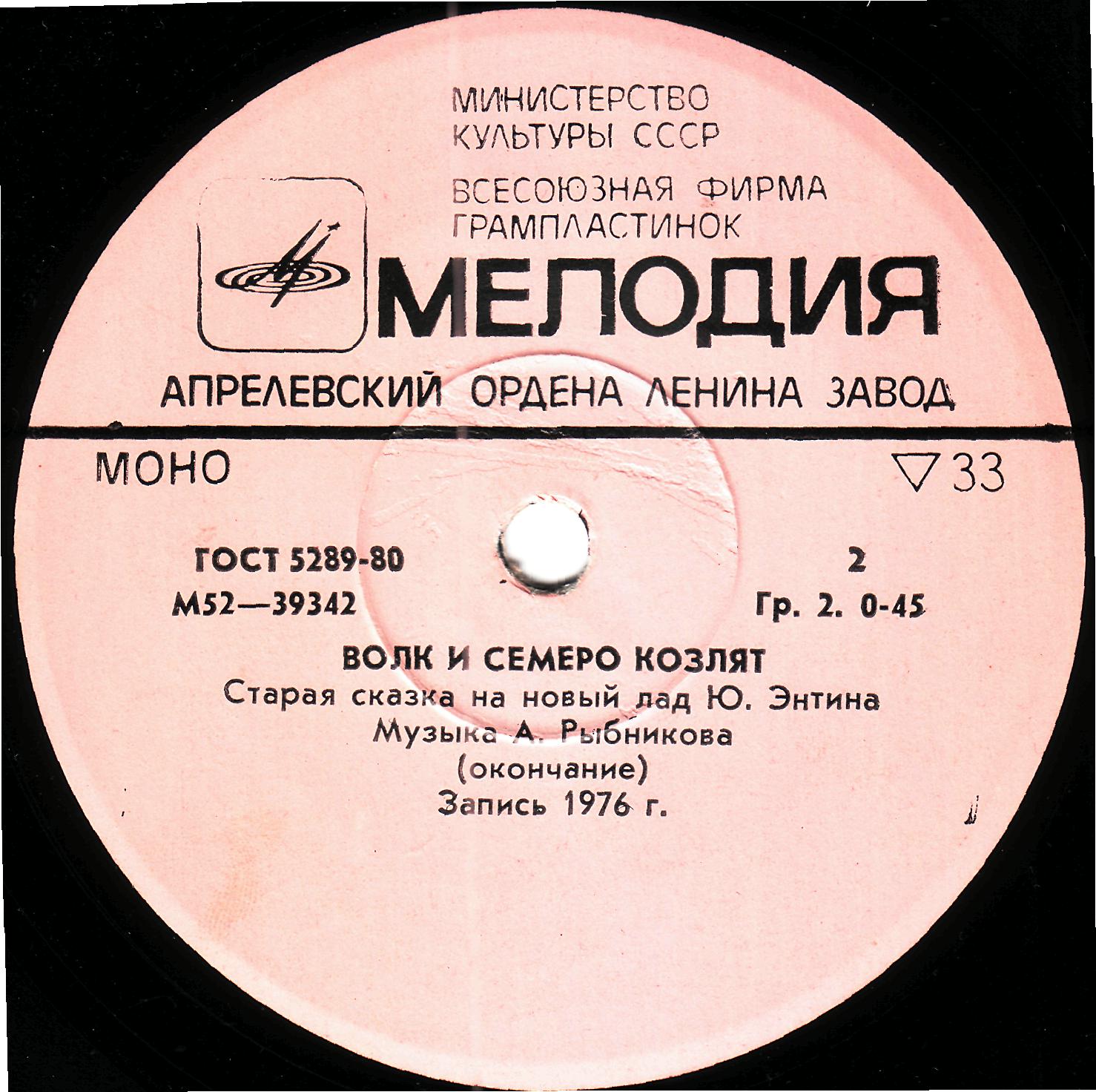 Волк и семеро козлят на новый лад. Старая сказка на новый лад Ю. ЭНТИНА. Музыка А. РЫБНИКОВА