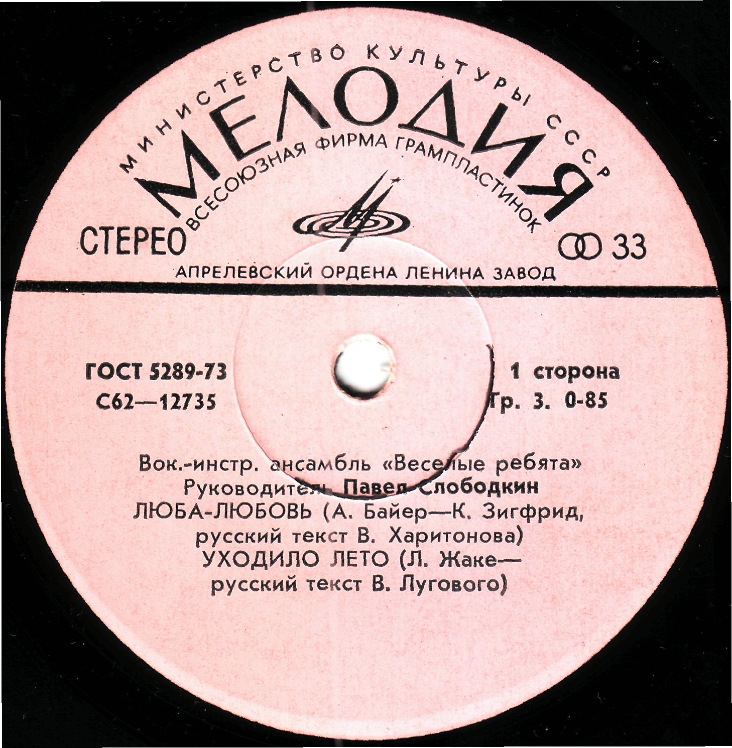 ВИА "Весёлые ребята"