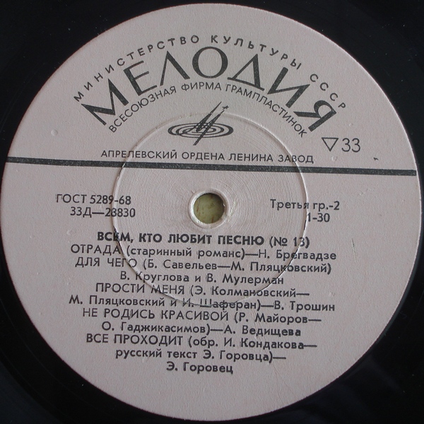 Всем, кто любит песню (№ 13)