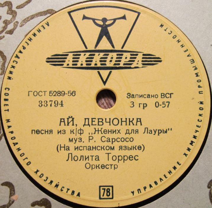 Лолита Торрес - Ай, девчонка /  Ясная дорога