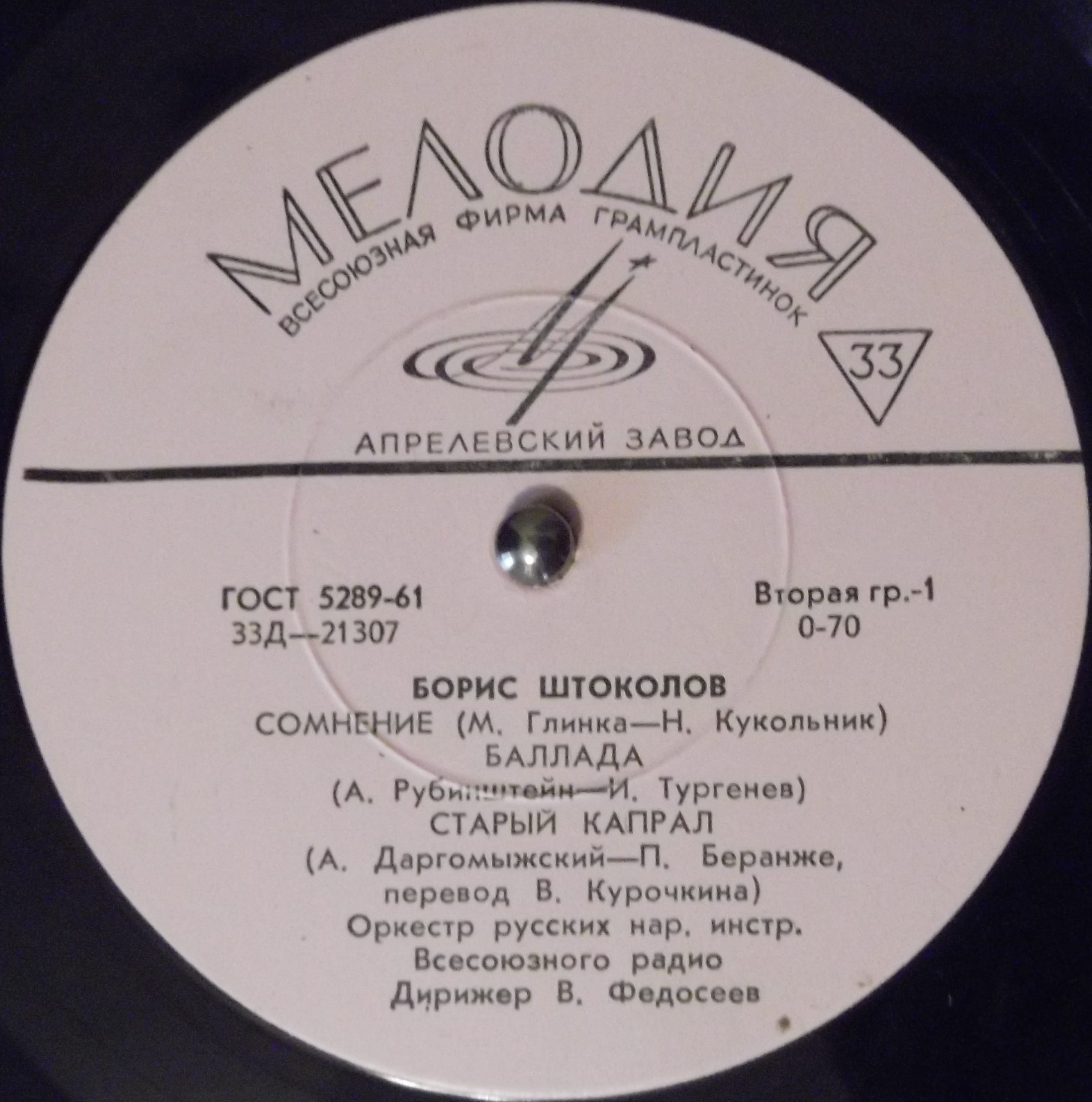Борис ШТОКОЛОВ (бас)