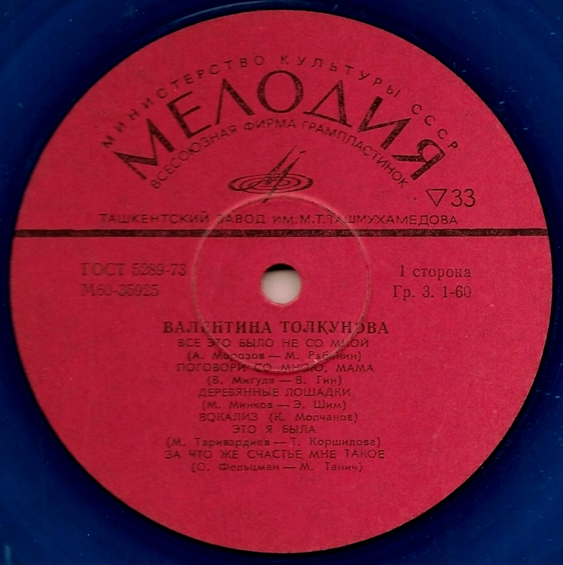 Валентина Толкунова