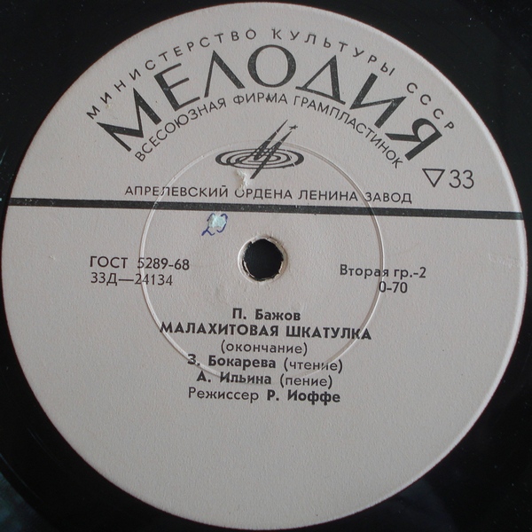 П.Бажов (1879–1950). Малахитовая шкатулка
