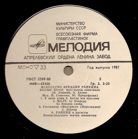 Искусство Аркадия Райкина