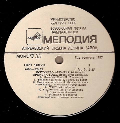 Искусство Аркадия Райкина