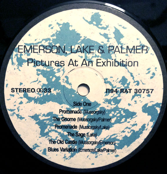 Emerson, Lake & Palmer. Pictures At An Exhibition