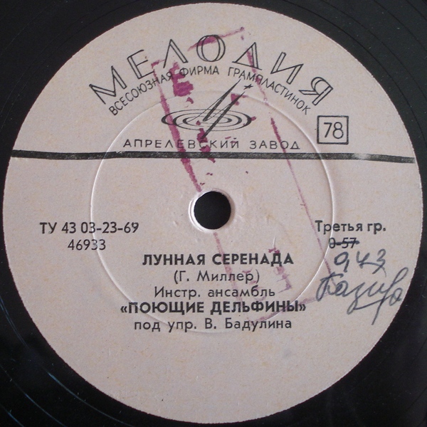 Инстр. ансамбль «Поющие дельфины» п/у В. Бадулина