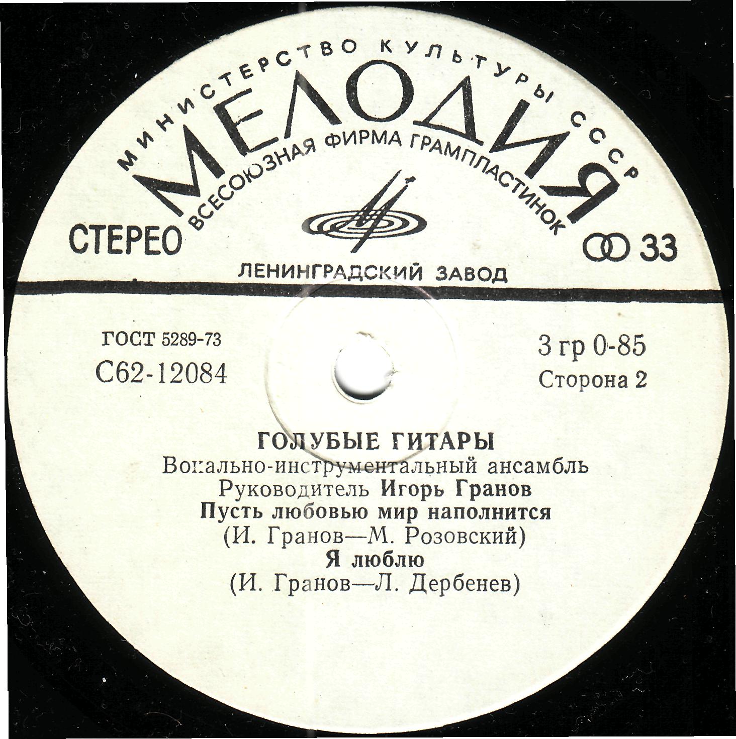 ВИА "Голубые гитары" - Красная Шапочка, Серый Волк и «Голубые Гитары»