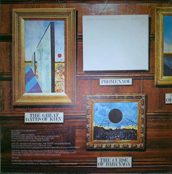 Emerson, Lake & Palmer. Pictures At An Exhibition