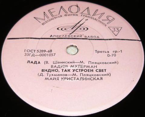 Вадим Мулерман, Майя Кристалинская, Вероника Круглова, Михаил Новохижин