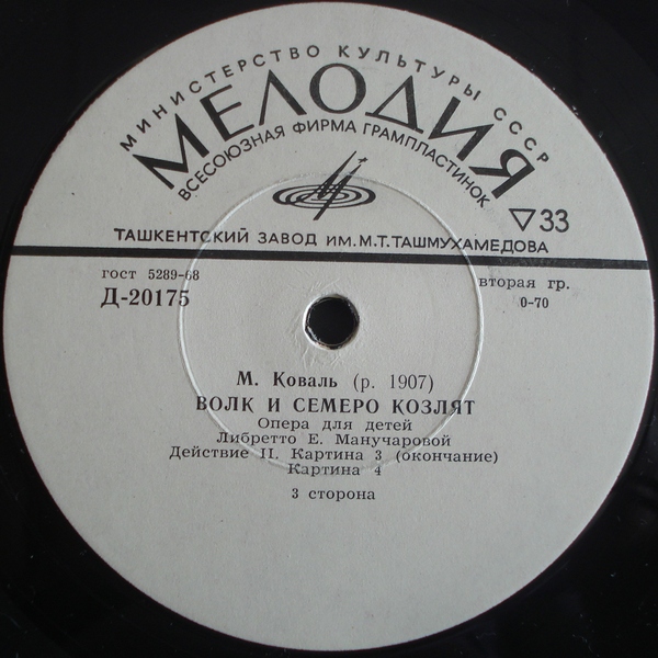 М. КОВАЛЬ (1907-1971) «Волк и семеро козлят»: опера для детей
