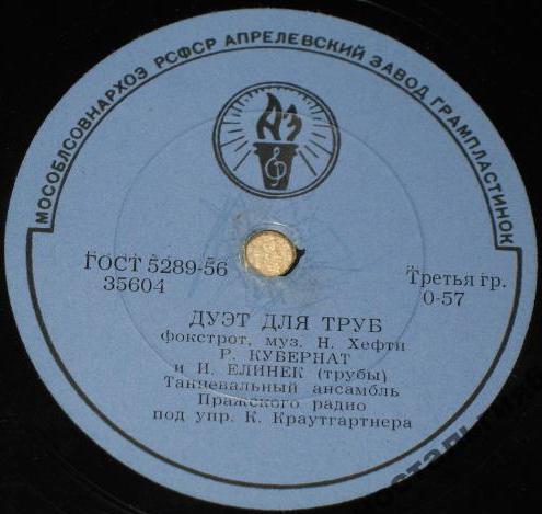 Танцевальный ансамбль Пражского радио п/у К. КРАУТГАРТНЕРА (Чехословакия)