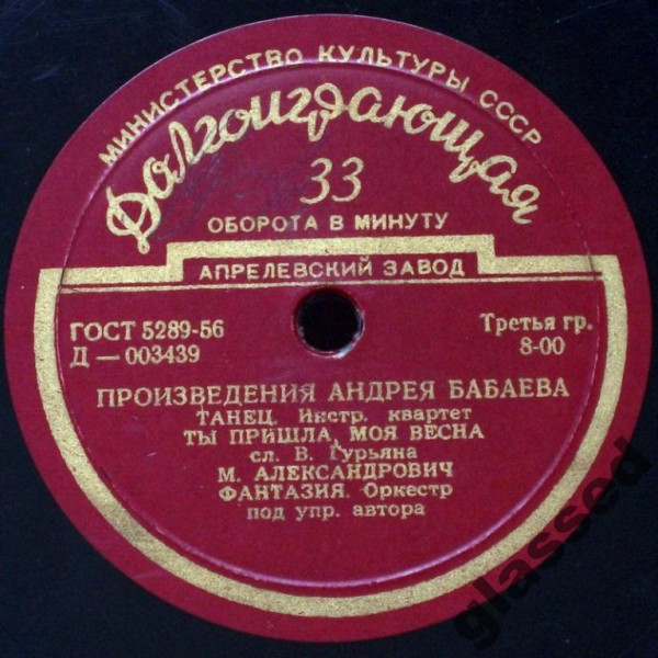 Произведения АНДРЕЯ БАБАЕВА