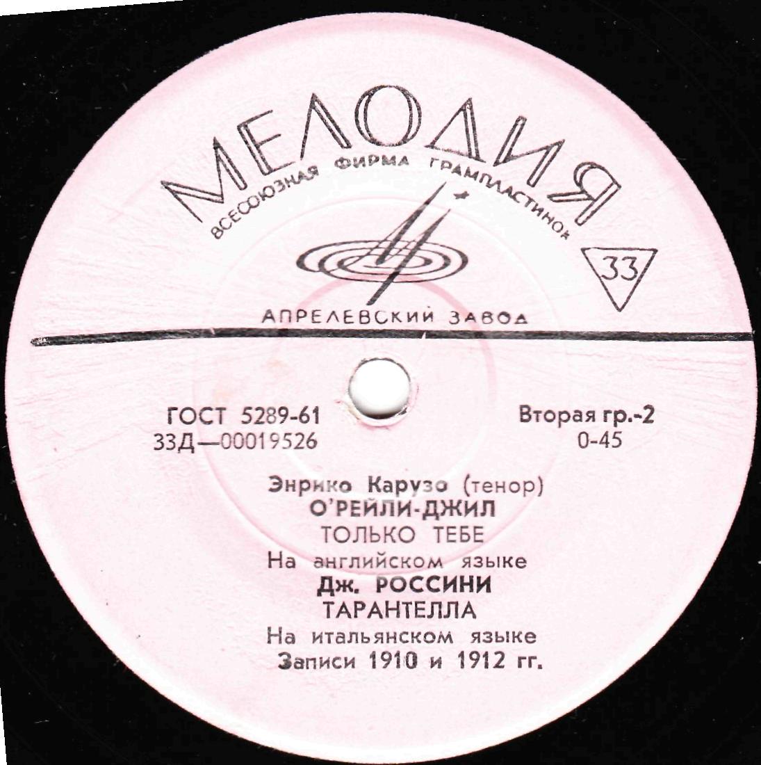Энрико Карузо (тенор)