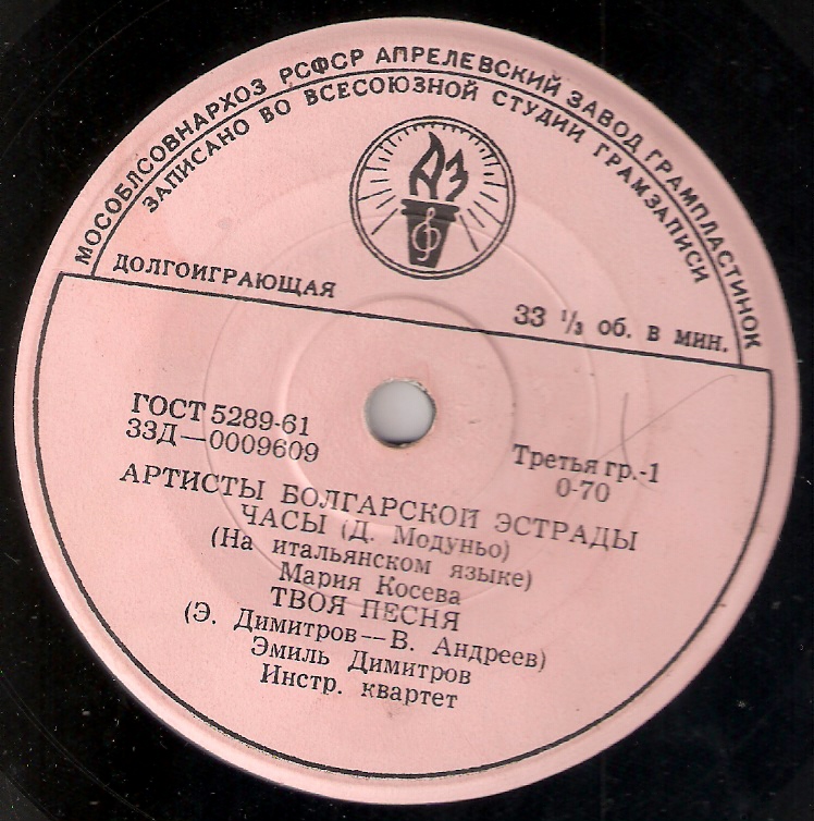 Артисты болгарской эстрады