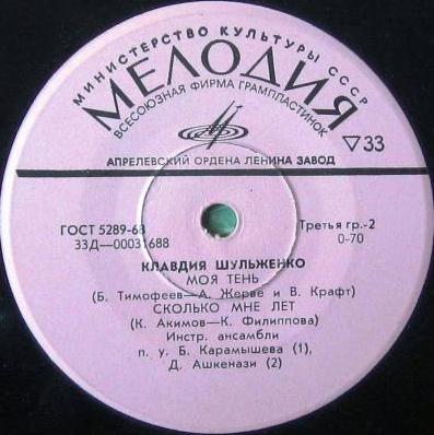 Клавдия Шульженко