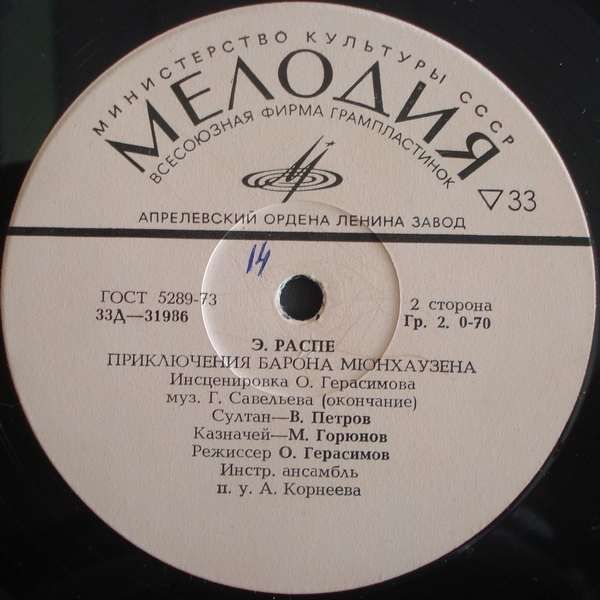 Э. Распе (1736-1794). Приключения барона Мюнхаузена