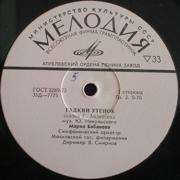 Г. Х. Андерсен. Гадкий утёнок