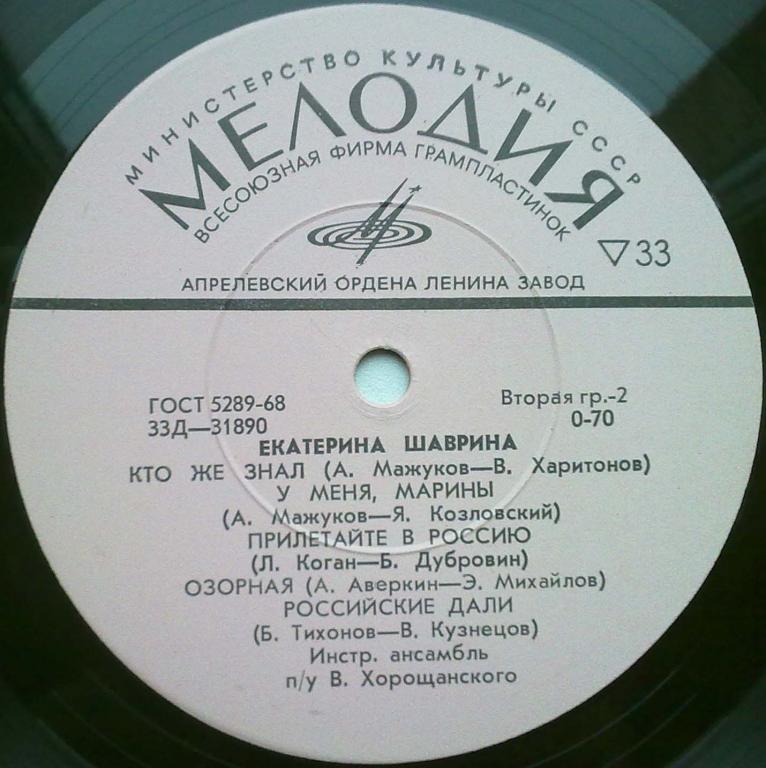 Екатерина Шаврина