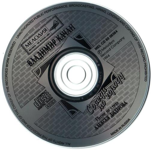 Владимир КАЧАН. Соседи по городу. Песни на стихи А. Дидурова