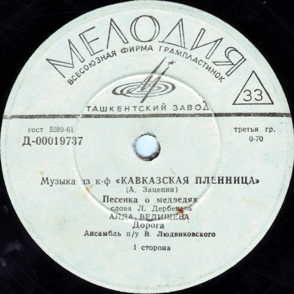 Александр Зацепин. Музыка из к/ф «Кавказская пленница»