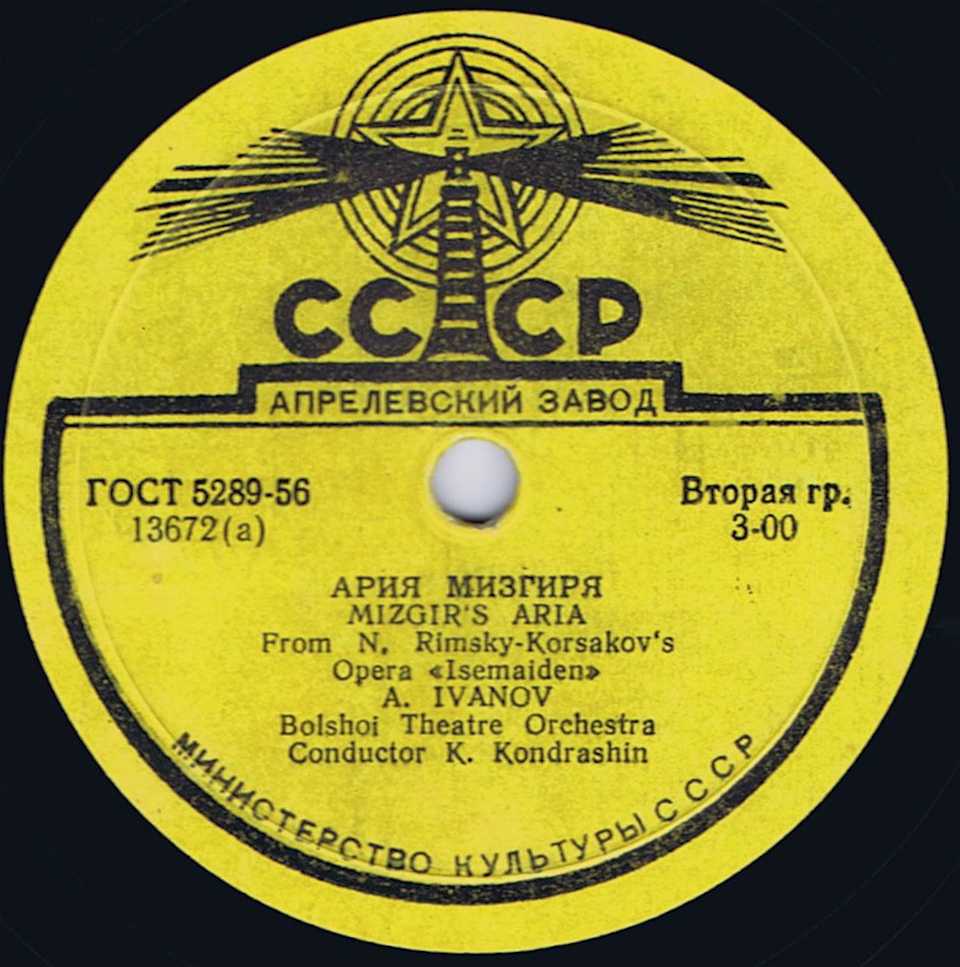 А. Иванов - Ария Мизгиря / Ариозо Кочубея
