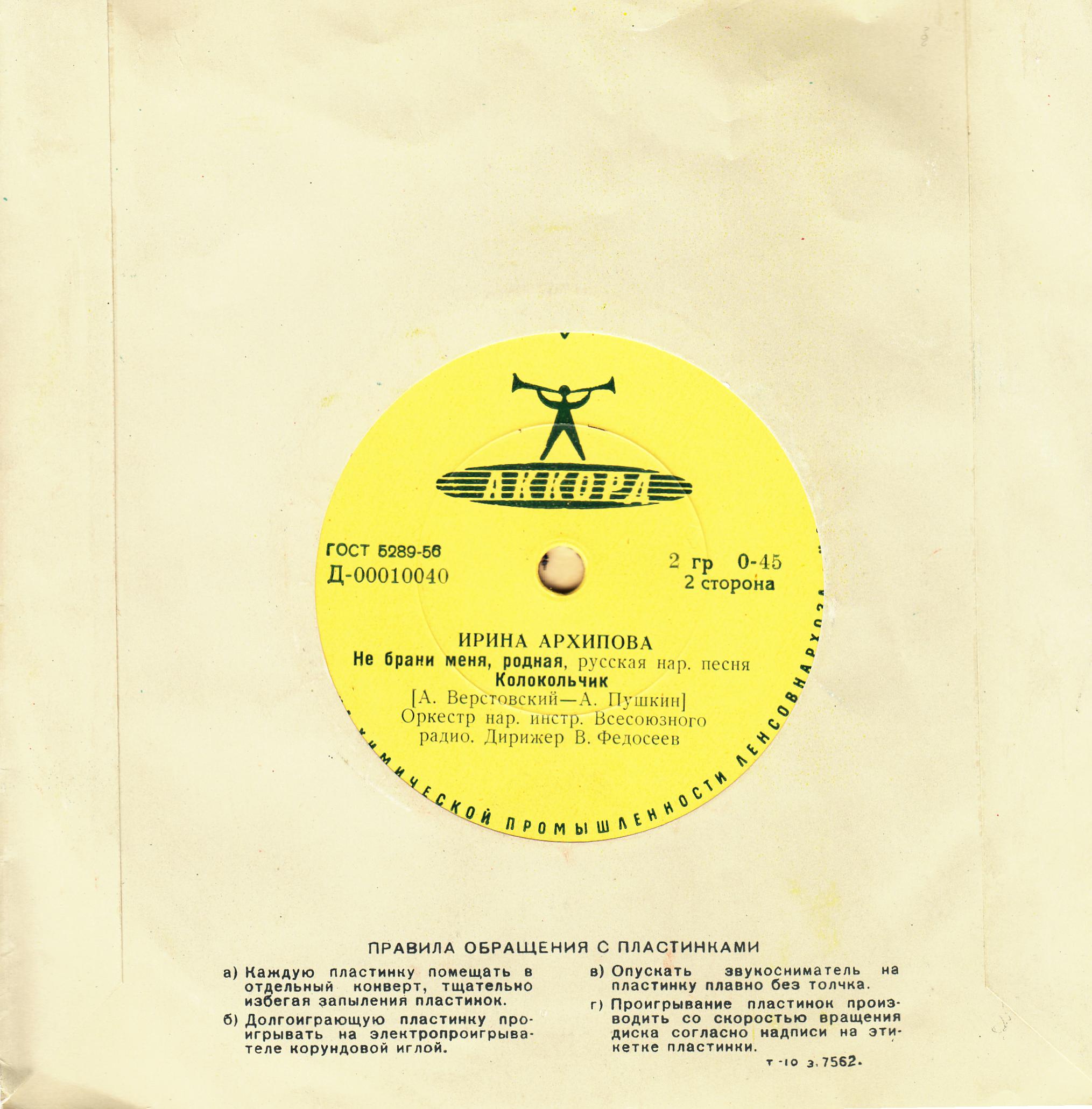 АРХИПОВА Ирина