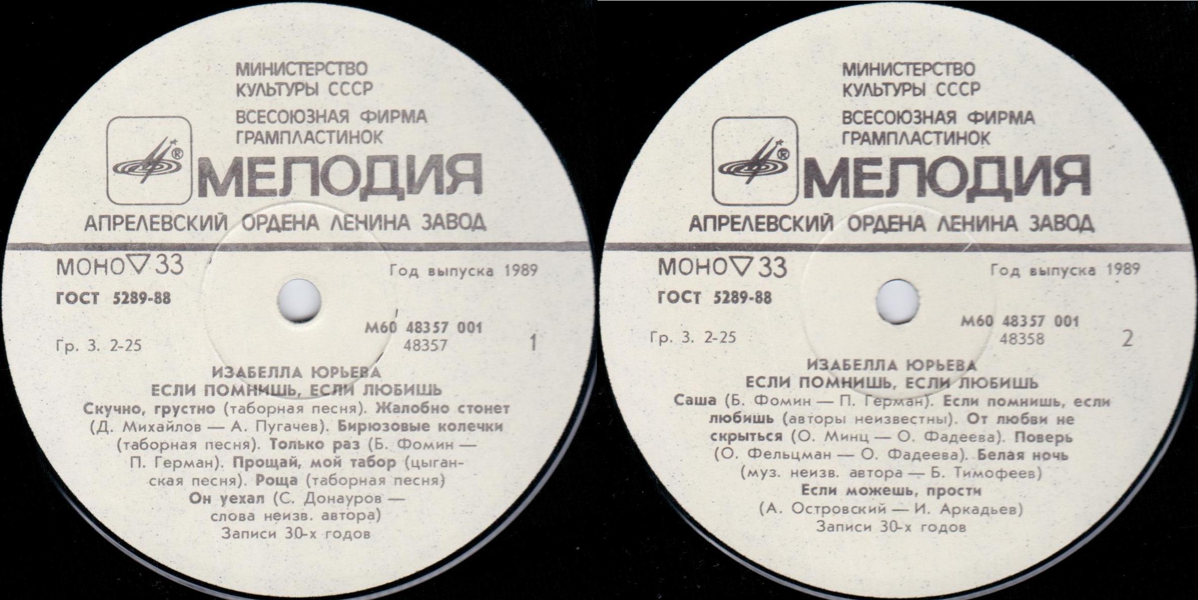 Изабелла Юрьева. Если помнишь, если любишь