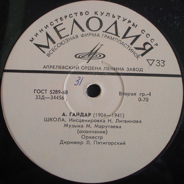 А. ГАЙДАР (1904-1941) «Школа», инсценировка