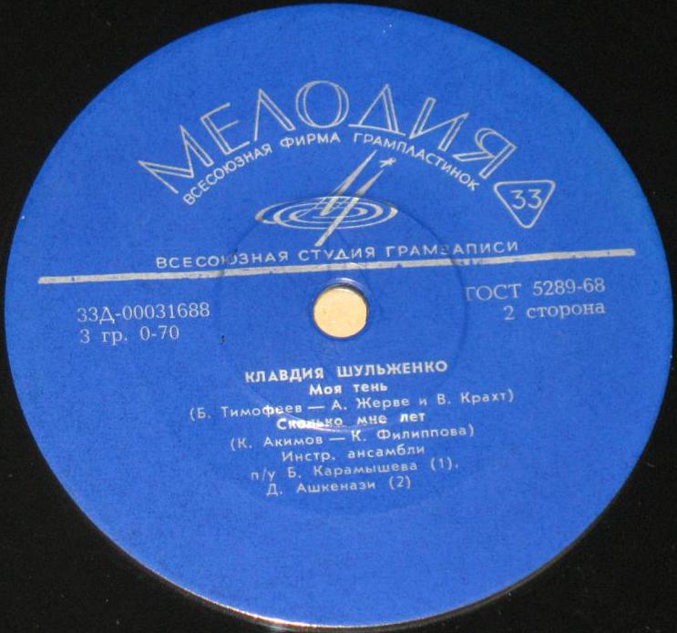 Клавдия Шульженко