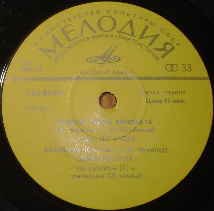 Эстрадные песни