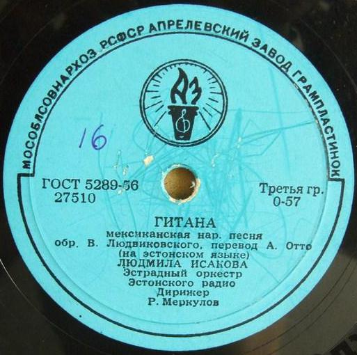 Людмила Исакова - Гитана / Два сольди