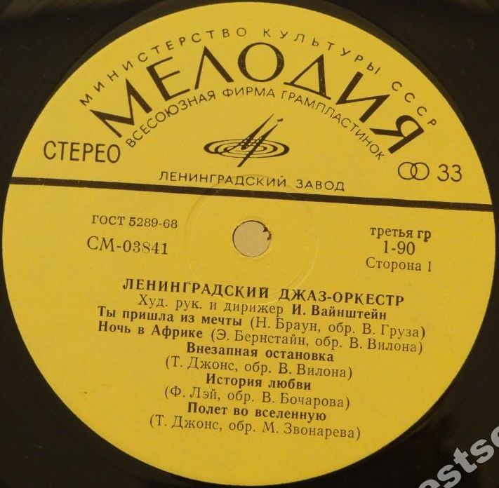 Джаз-оркестр под руководством Иосифа Вайнштейна