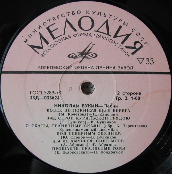 БУКИН Николай. Стихи и песни