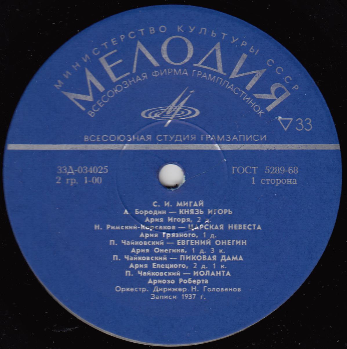 Сергей Иванович Мигай (1888-1959)