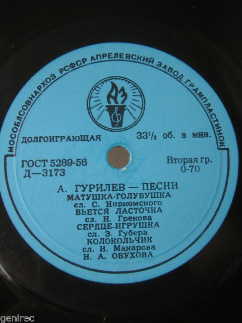 Надежда ОБУХОВА (меццо-сопрано, 1886-1960) "Романсы и песни А. Варламова и А. Гурилёва"