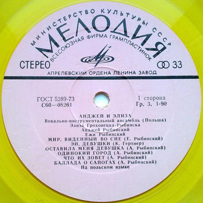 ВИА «АНДЖЕЙ и ЭЛИЗА» (Польша)