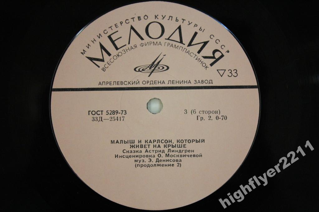 А. Линдгрен (1907-2002). Малыш и Карлсон, который живёт на крыше