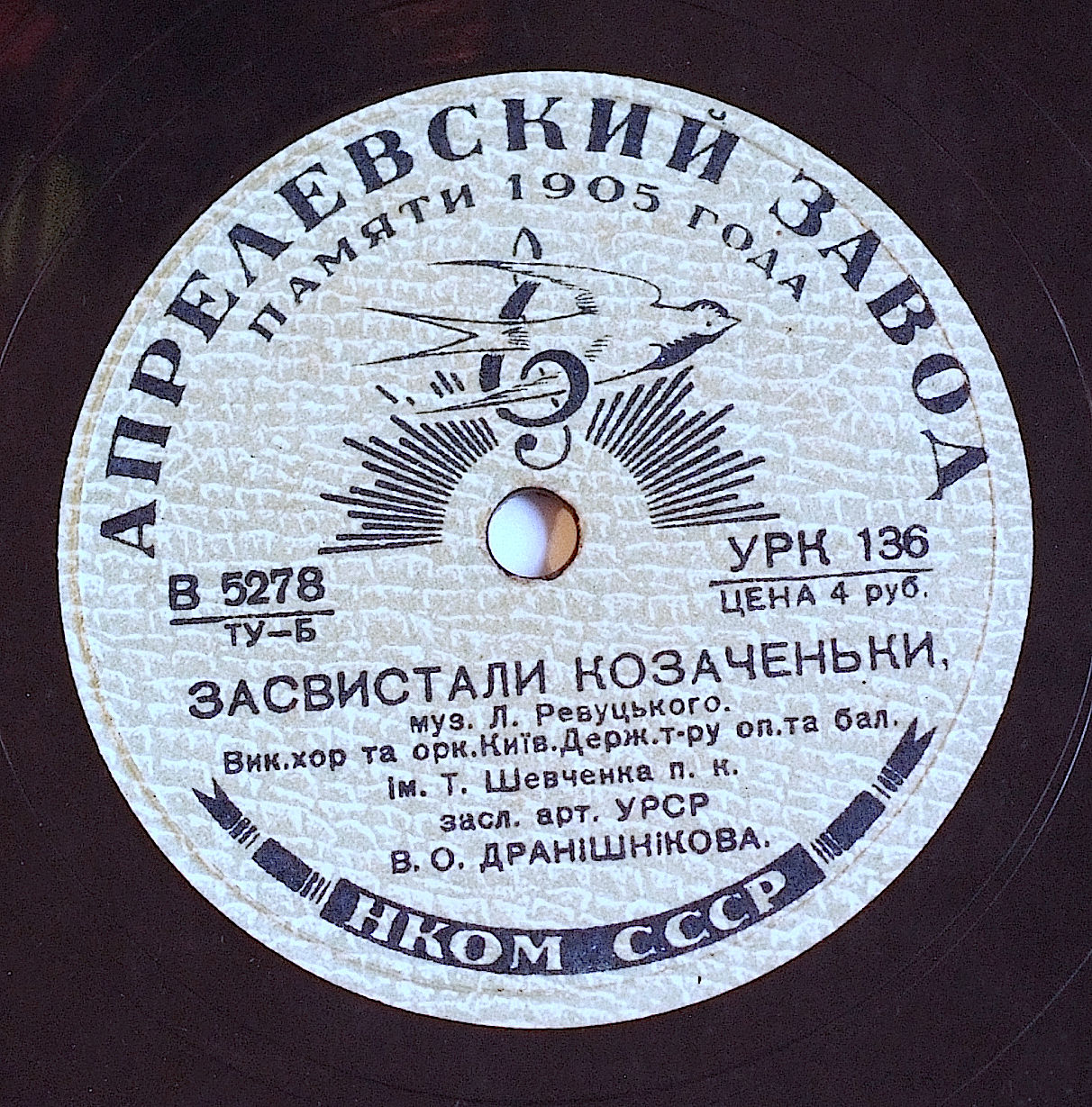 Андрій Іванов – За сибіром сонце сходить // Оркестр Київ. т-ру оп. та бал. – Засвістали козаченьки