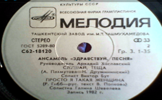 Ансамбль «Здравствуй, песня» — Слушай, теща