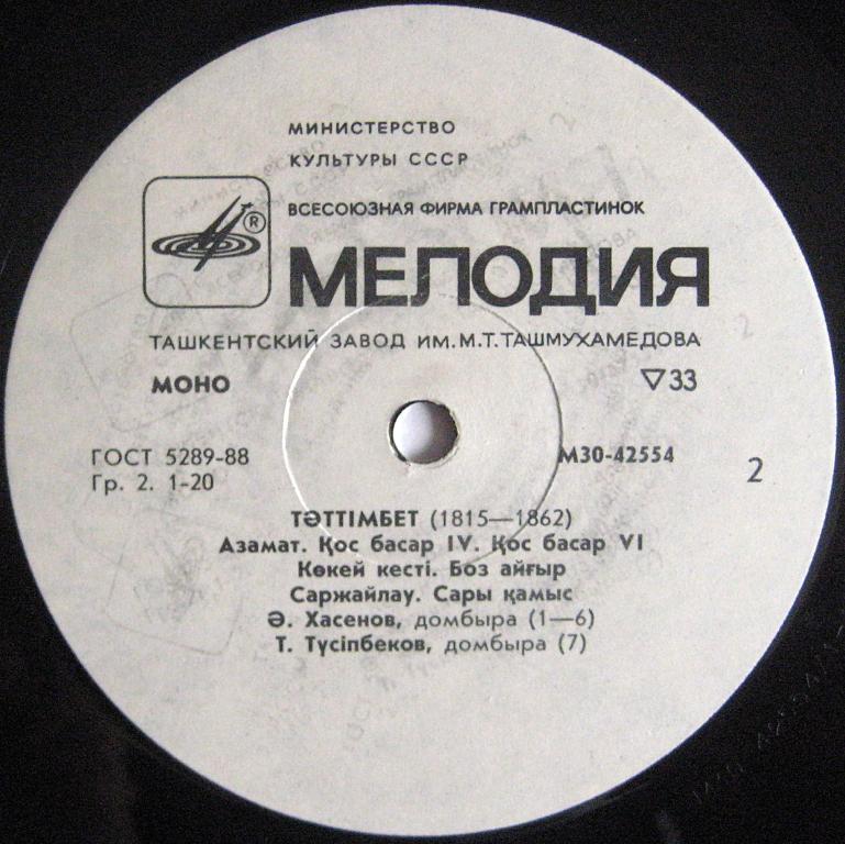 ТАТТИМБЕТ (1815-1862):