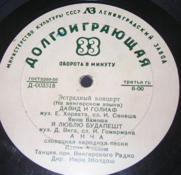 Концерт венгерских артистов