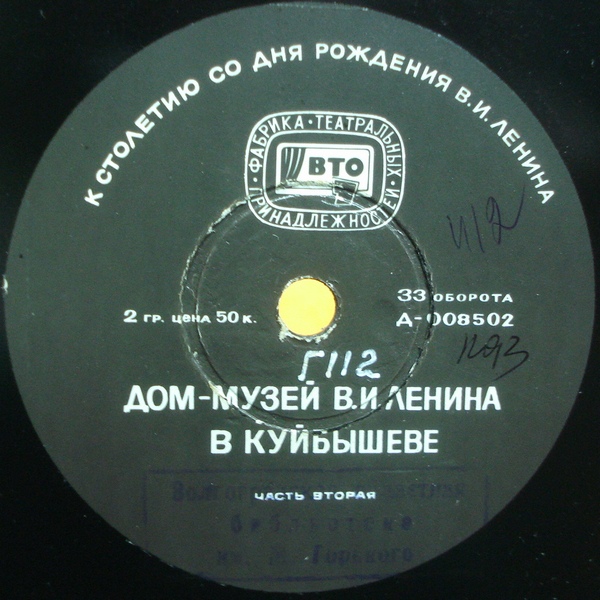 ПО ЛЕНИНСКИМ МЕСТАМ: Дом-музей В. И. Ленина в Куйбышеве