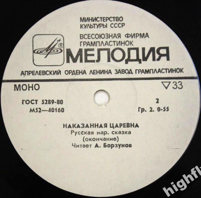 Наказанная царевна (русская народная сказка)