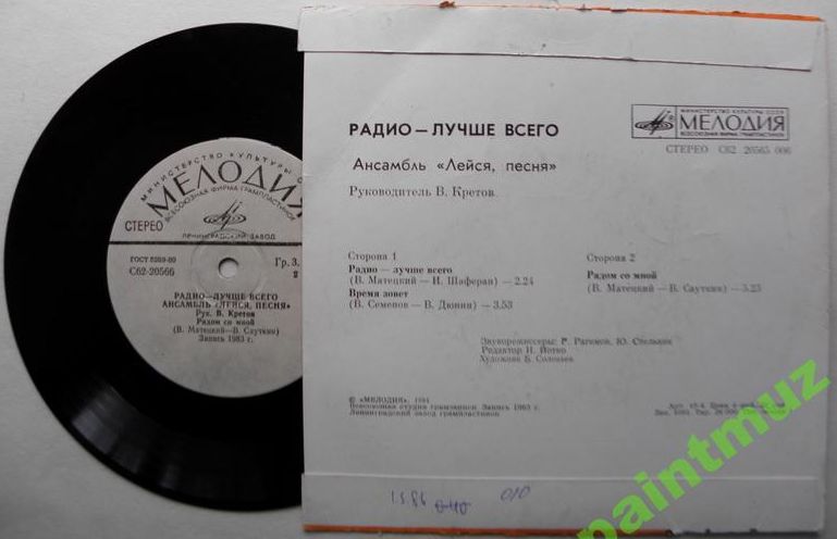 АНСАМБЛЬ «ЛЕЙСЯ, ПЕСНЯ», рук. Виталий Кретов. «Радио — лучше всего»: