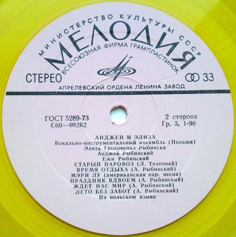 ВИА «АНДЖЕЙ и ЭЛИЗА» (Польша)