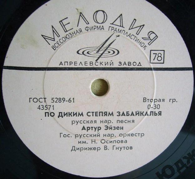 Артур Эйзен - По диким степям Забайкалья / Вот мчится тройка удалая