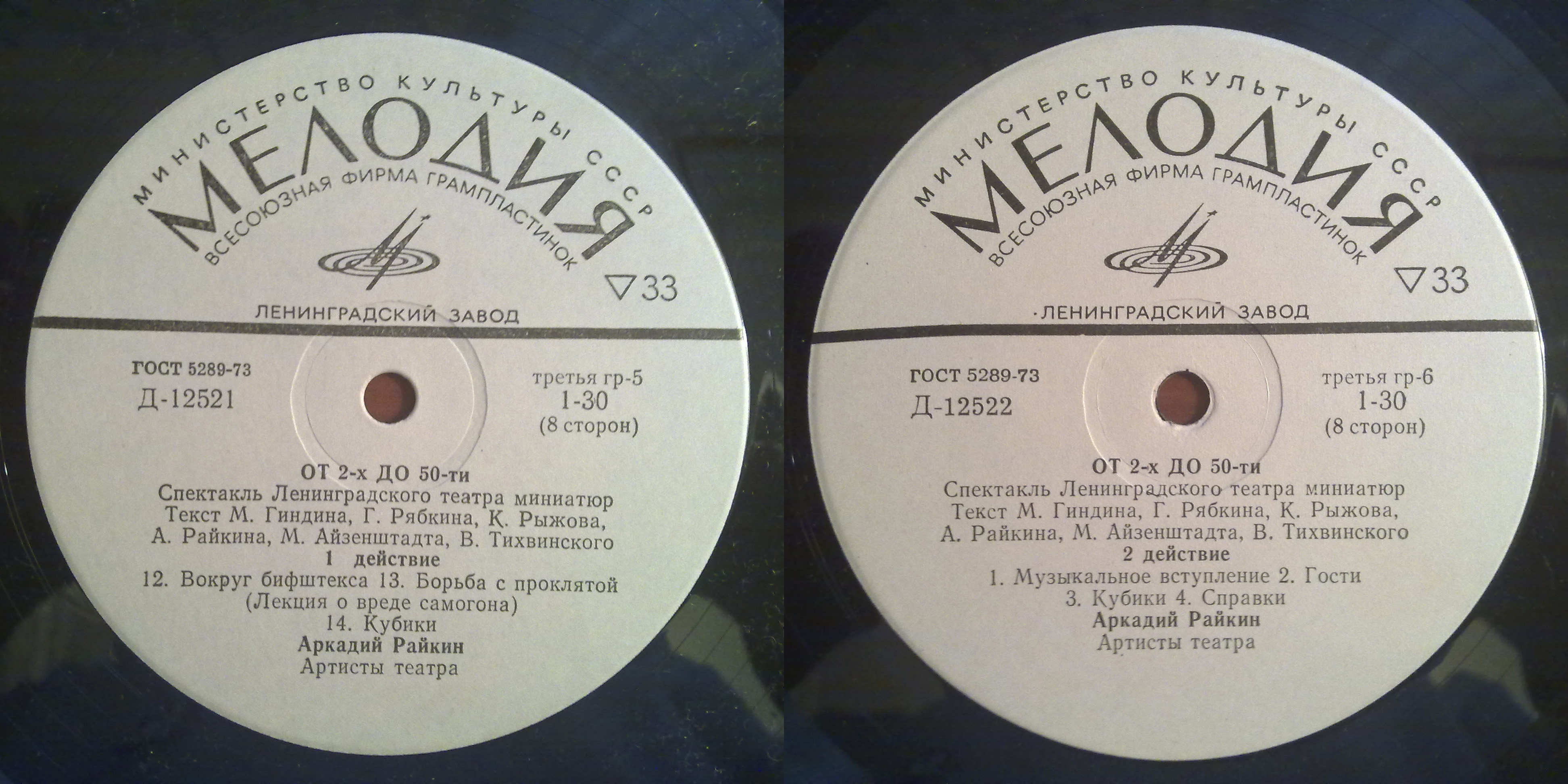 Аркадий Райкин. От двух до пятидесяти